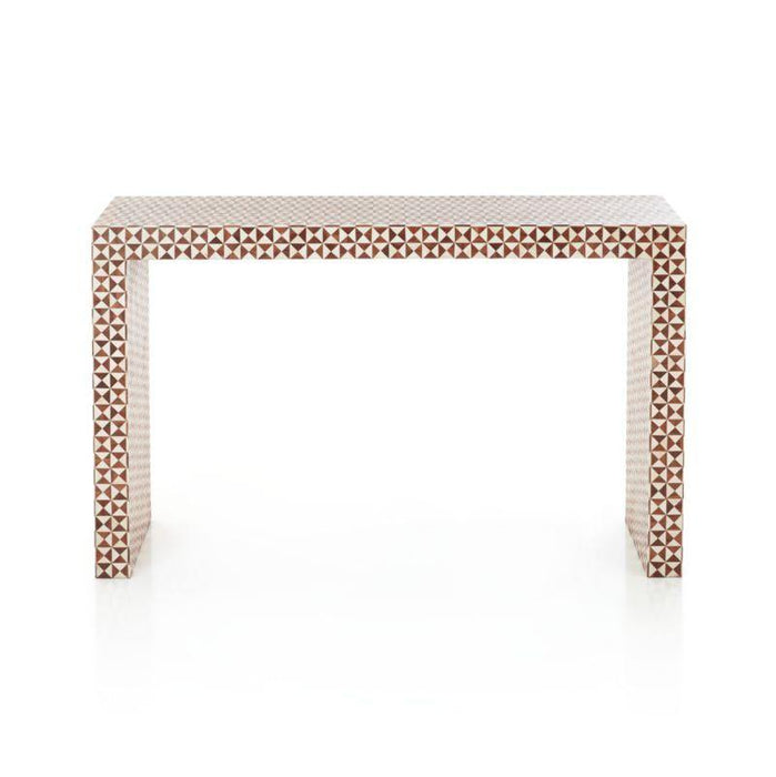 Intarsia Natural Console Table - Crate and Barrel Philippines