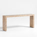 Intarsia Large Mosaic Teak Wood Console
