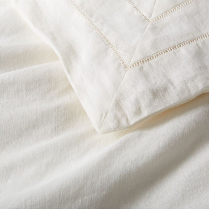 Jude Cotton Linen Full/Queen Duvet Cover by Jake Arnold