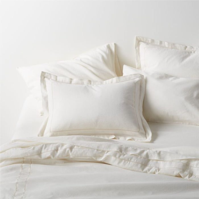 Jude Cotton Linen Full/Queen Duvet Cover by Jake Arnold