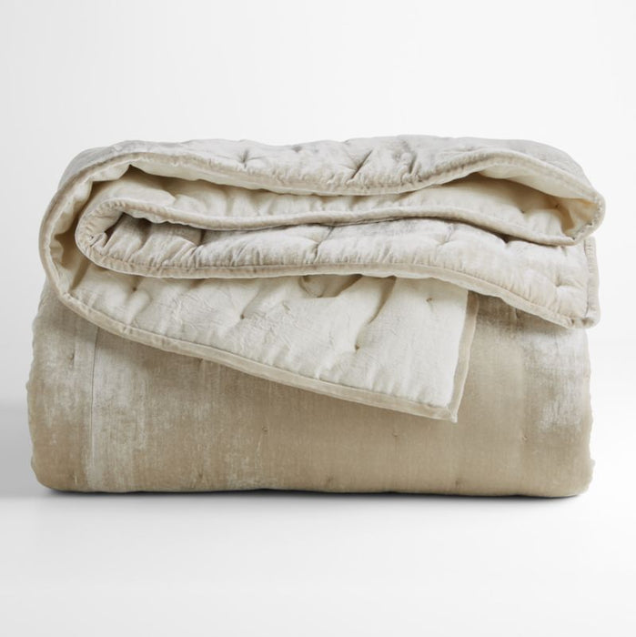 Juliet Dove Velvet King Quilt