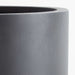 Junio Small Round Dark Grey Planter 13"