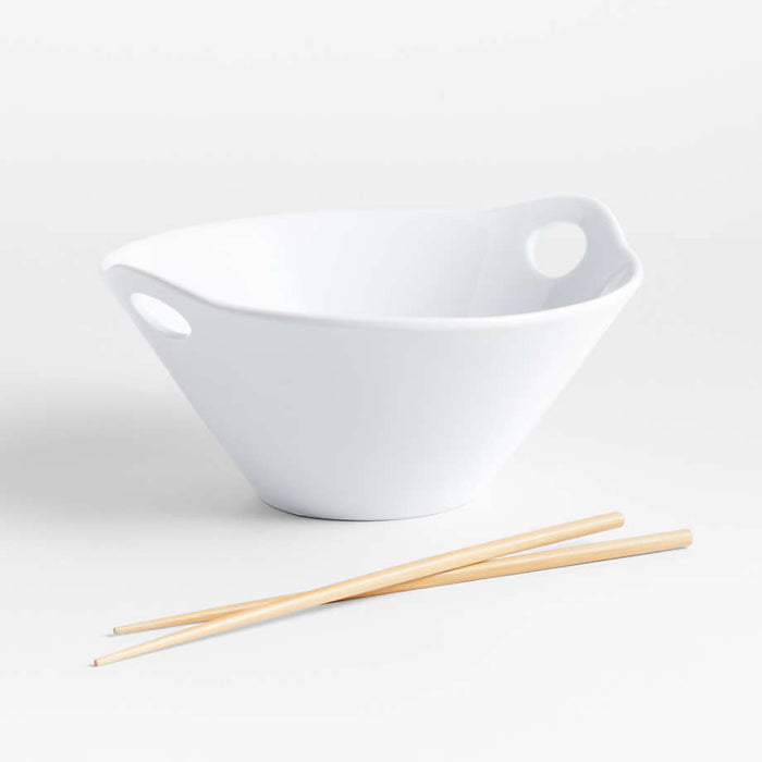 Kai 11" Noodle Bowl with Chopsticks