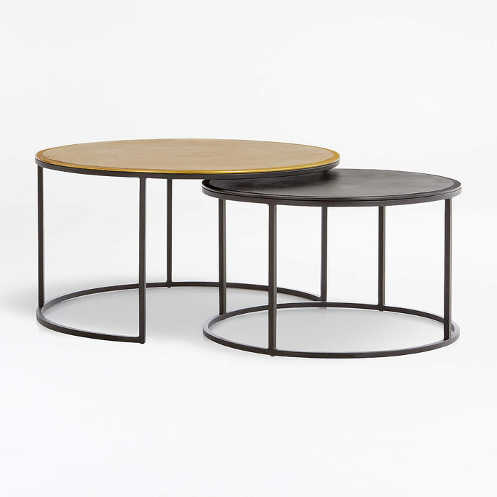 Knurl Nesting Coffee Tables Set of Two