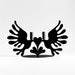 Lovebirds Black Metal Candelabra by Lucia Eames