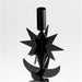 Picado Large Black Metal Taper Candle Holder 18" by Lucia Eames