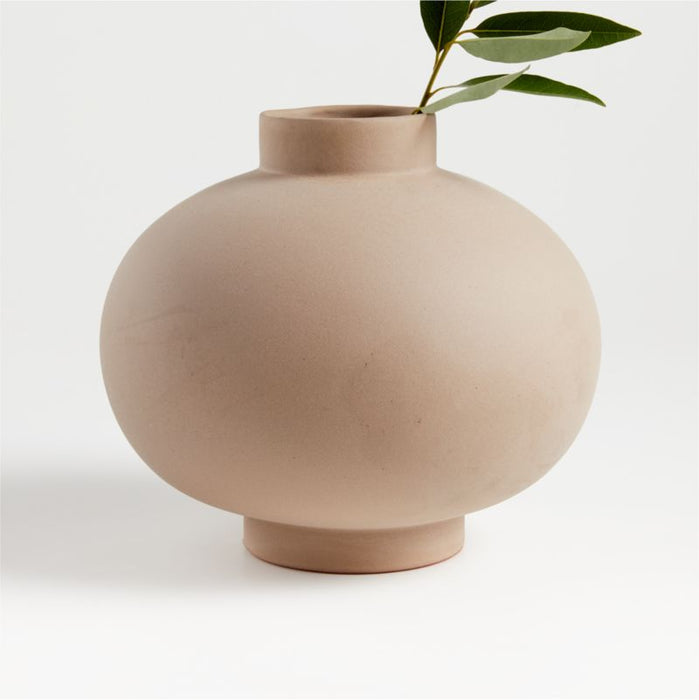 Full Moon Clay Vase by Leanne Ford