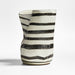 Paso Black and White Ceramic Vase by Leanne Ford 13"