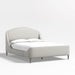 Lafayette Mist Grey Upholstered King Bed