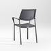 Lanai Charcoal Grey Mesh Square Outdoor Dining Chair