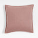 Laundered Linen 20"x20" Moody Mauve Throw Pillow Cover