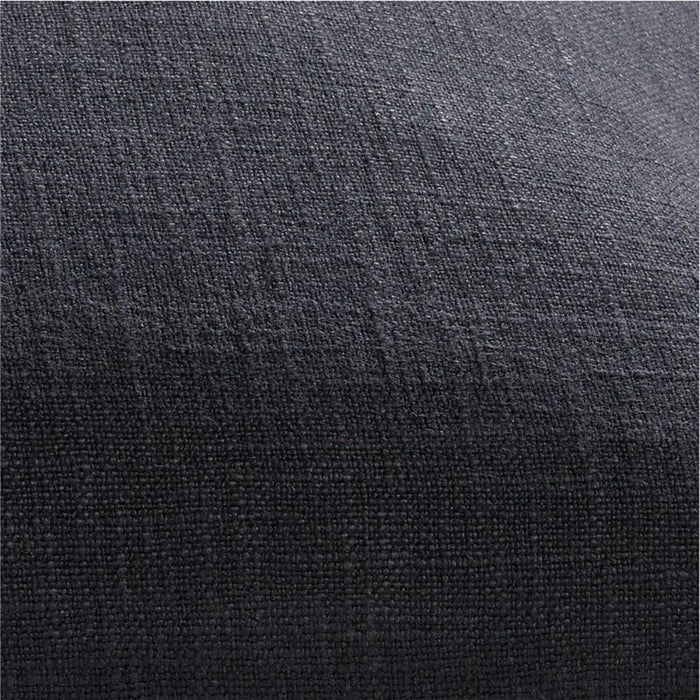 Ink Black 36''x16'' Laundered Linen Pillow Cover