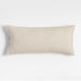 Terracotta 36"x16" Laundered Linen Throw Pillow Cover
