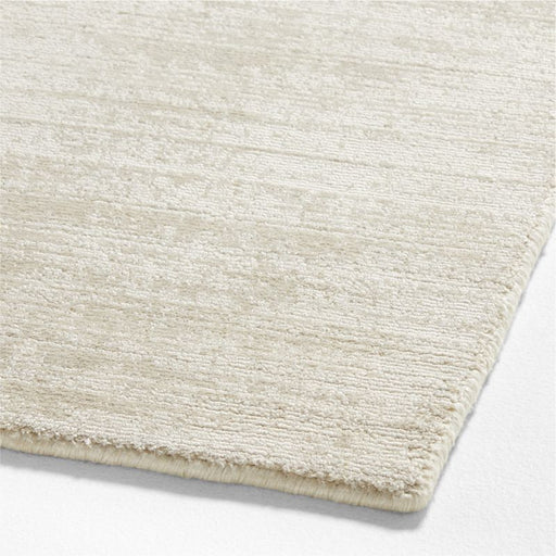 Laval Viscose Solid Ivory Area Rug 8'x10'