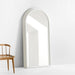 Lewes White Plaster Floor Mirror