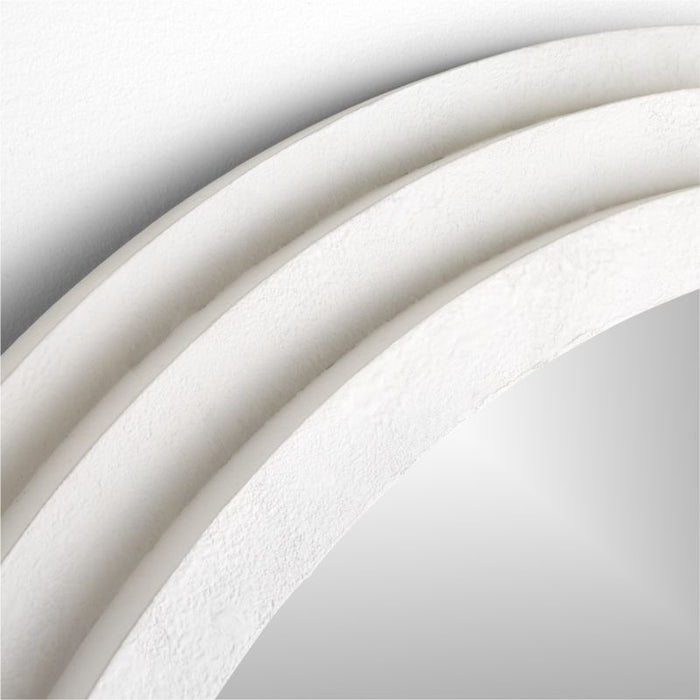 Lewes White Plaster Floor Mirror