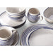 Lina Blue Stripe Dinner Plate