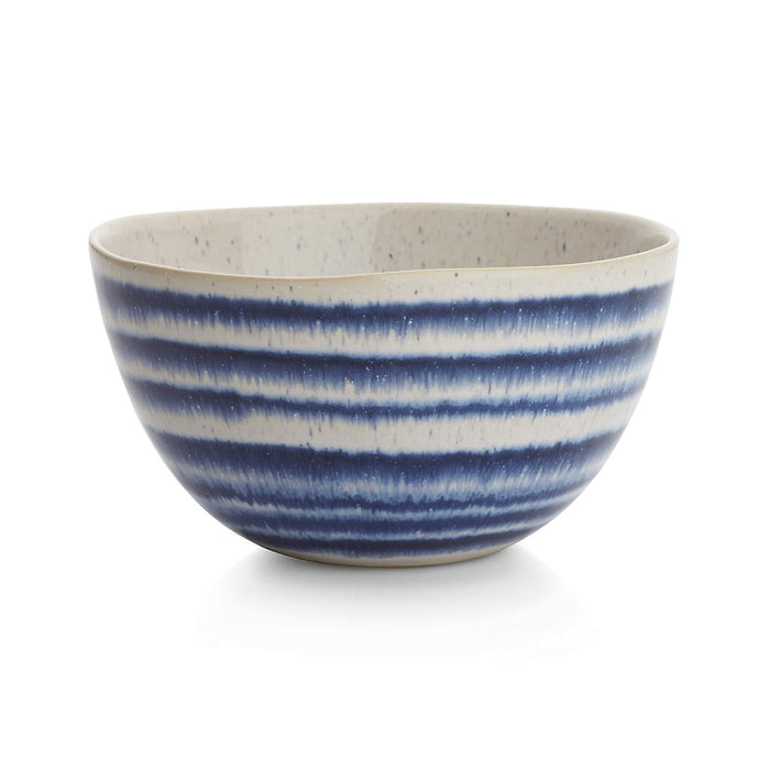 Lina Blue Stripe Cereal Bowl