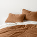 European Flax ®-Certified Linen Brulee Brown Full/Queen Quilt