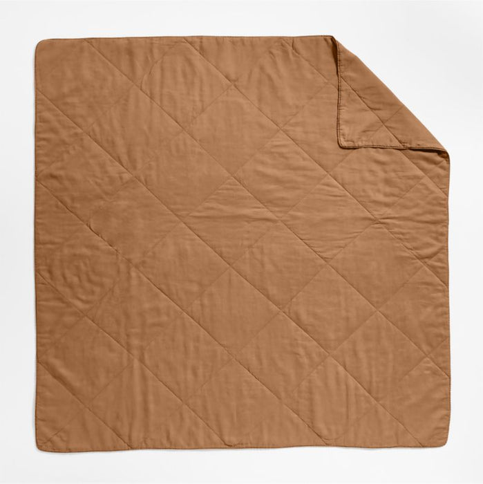 European Flax ®-Certified Linen Brulee Brown King Quilt