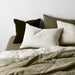 European Flax ®-Certified Linen Burnt Green King-Size Pillow Sham Cover