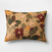 New Natural European Flax Certified Oversized Floral Ocher Tan/Burnt Green Standard Bed Pillow Sham