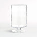 London Large Clear Hurricane Candle Holder