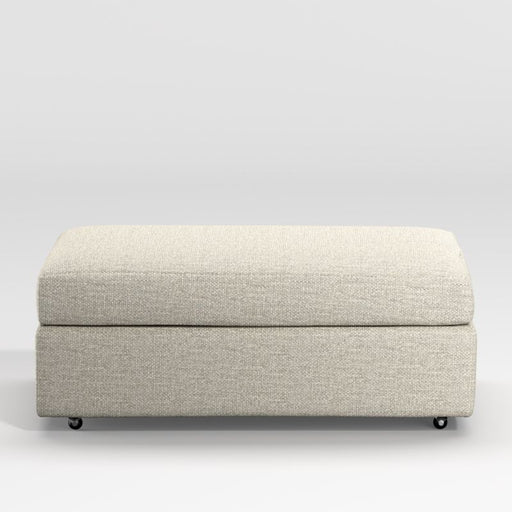 Lounge II Storage Ottoman with Casters - Crate and Barrel Philippines