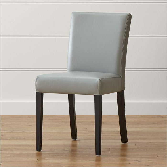 Lowe Pewter Leather Dining Chair - Crate and Barrel Philippines