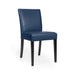 Lowe Navy Leather Dining Chair - Crate and Barrel Philippines