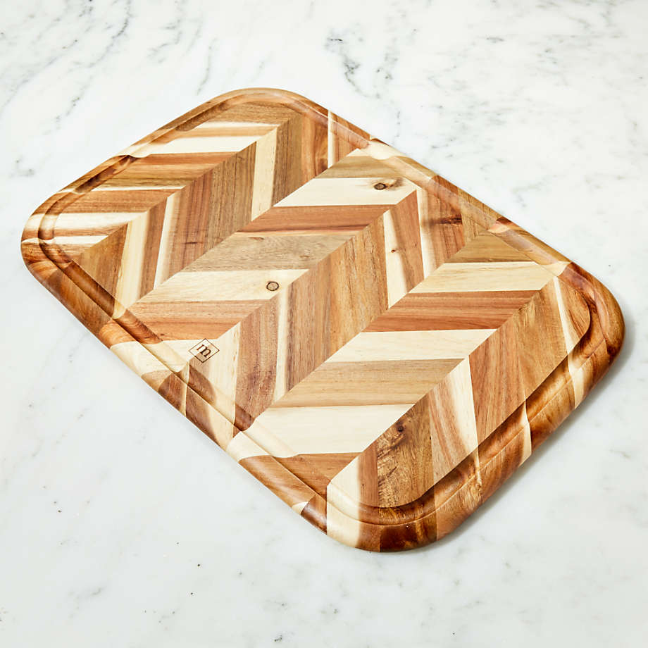 Madeira Large Herringbone Acacia Wood Board