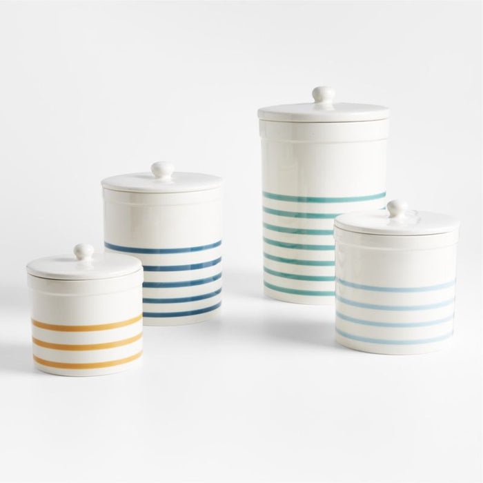 Maeve Striped Small Canister