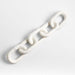 White Marble Links Decorative Chain