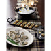 Feast Rectangular Hammered Iron Serving Platter