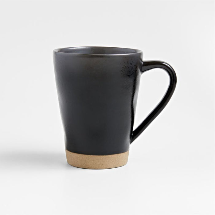 Marin Black Recycled Ceramic Mug