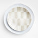 Marin Checkered Grey Melamine Salad Plate