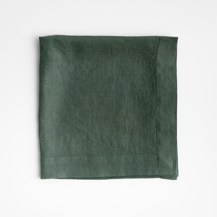 Marin Pine Green European Flax ®-Certified Linen Napkin