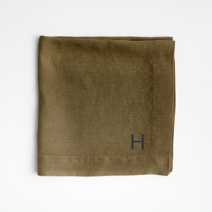 Marin Desert Green European Flax ®-Certified Linen Napkin