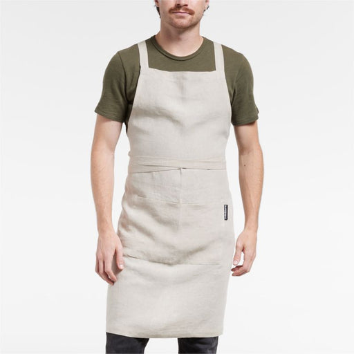 Marin Natural Tan European Flax ?-Certified Cotton Apron