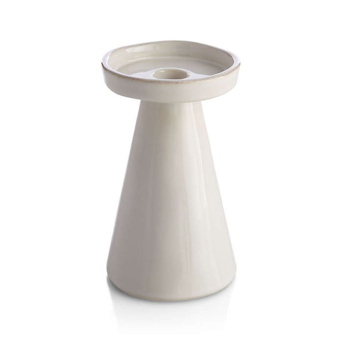 Marin White Large Taper/Pillar Candle Holder