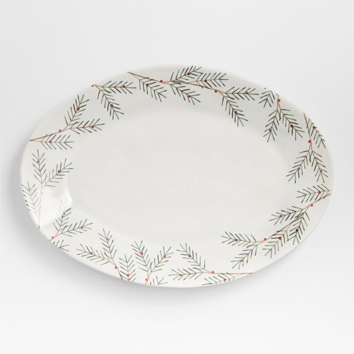 Marin Holiday Winter Pine Platter