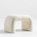 Martini Small Upholstered Ottoman by Leanne Ford