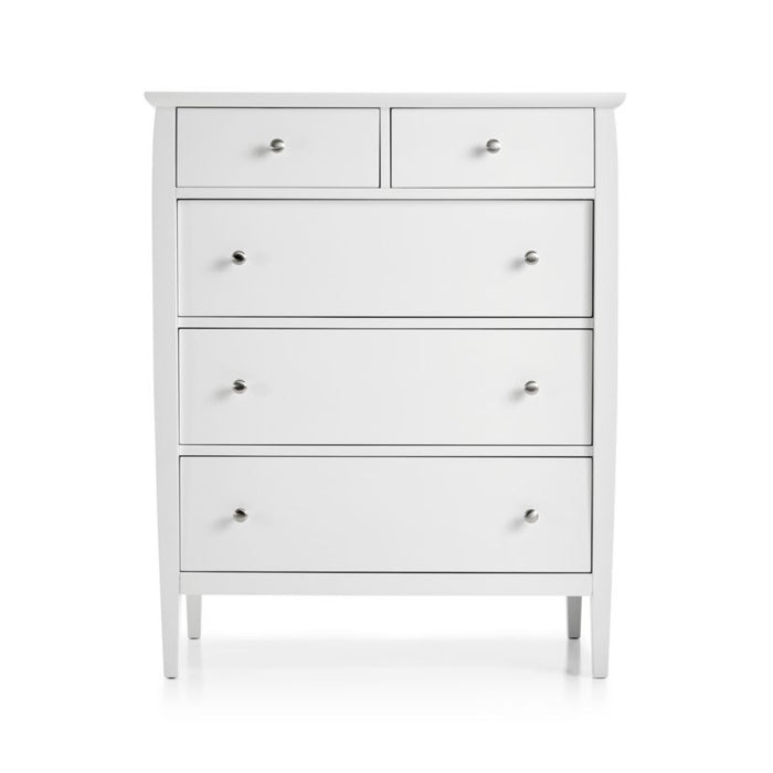 Mason White 5-Drawer Chest