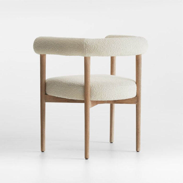 Mazz Boucle Dining Chair by Leanne Ford