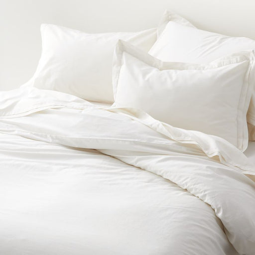 Mellow Pearl Organic Cotton King Duvet Cover