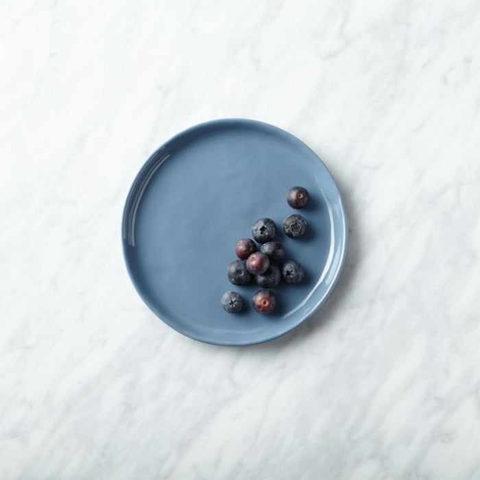 Mercer Denim Appetizer Plate - Crate and Barrel Philippines