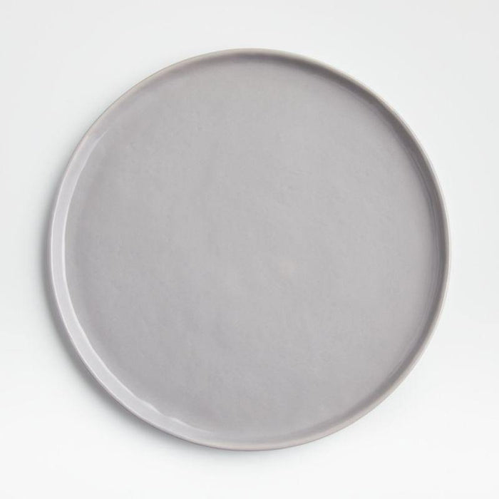 Mercer Grey Round Dinner Plate - Crate and Barrel Philippines