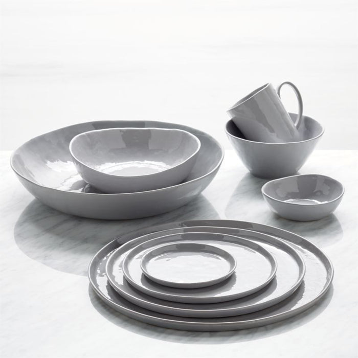 Mercer Grey Low Bowl - Crate and Barrel Philippines