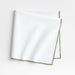 Merrow Stitch Olive Green Organic Cotton Napkin