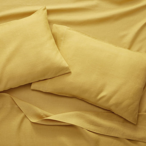 Pure Linen Amber Full Sheet Set